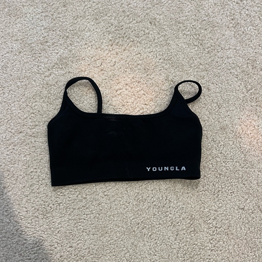 YoungLA Black Sports Bra